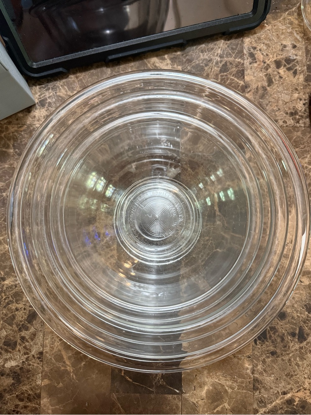 Vintage PYREX Clear Glass Nesting Bowls 325 323 322 + 4 #328 Dishes 7 Pc